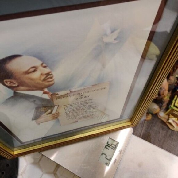 HE Changed The Course of History - Martin Luther King Artist C Downey 16x13.25" - Picture 8 of 10